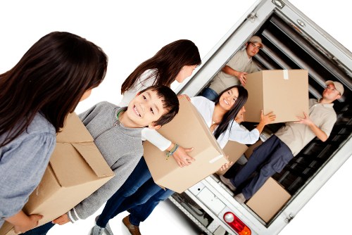 Professional removal truck ready for a move