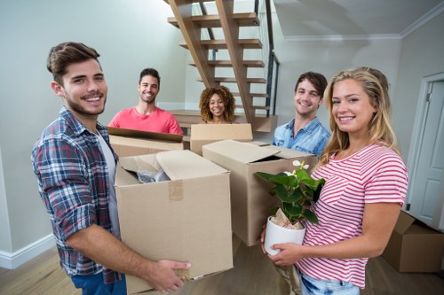 Man and Van services assisting with a home move