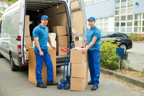 Happy customer giving a thumbs up post-move
