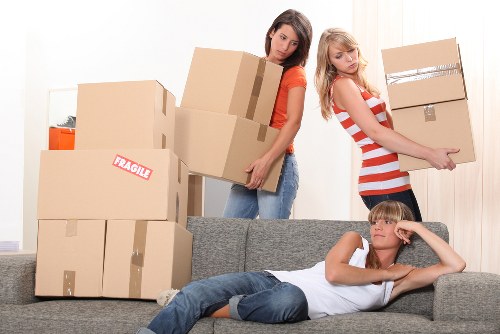 Happy customers after a successful move